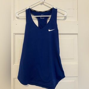 navy Nike tank